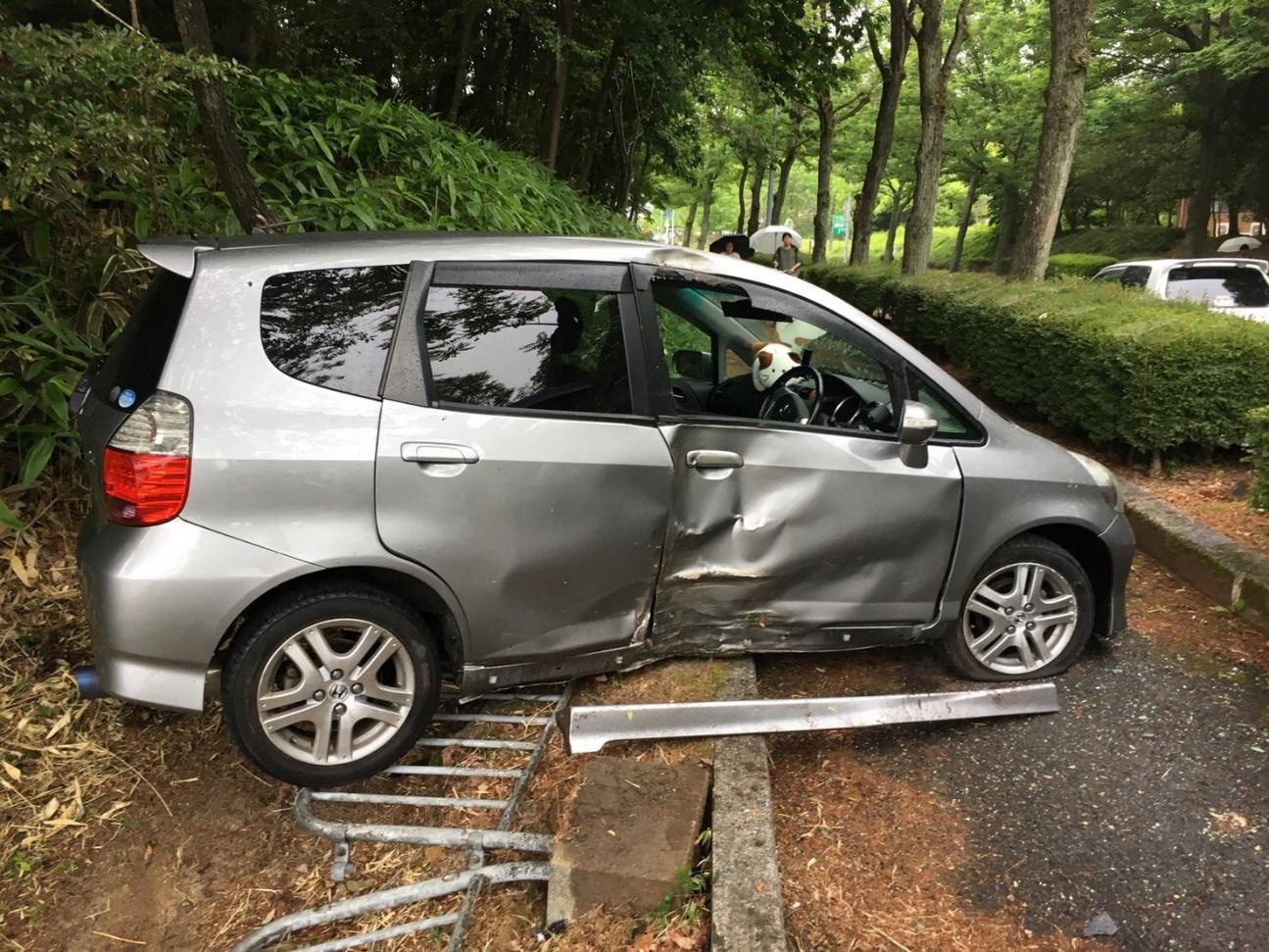 物損事故を起こして廃車になった車