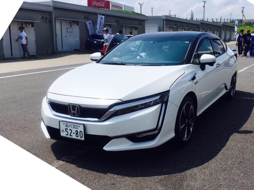 展示されていた、ホンダ・クラリティFUEL CELL