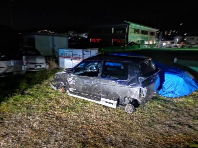 事故で廃車になった愛車